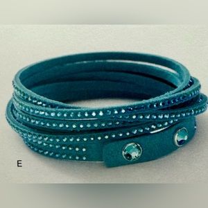Touchstone Crystal by Swarovski, Wrap-Star Bracelet, Laguna, NIB